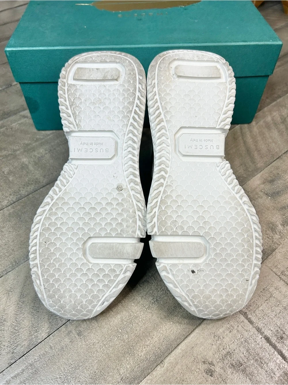 Buscemi Veloce Women’s Sneakers Size 37 White Beige Luxury Designer Shoes‎